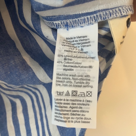 Madewell Central Shirt, Striped (NWOT) - Picture 3 of 4
